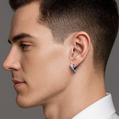 Boucle d'oreille homme 