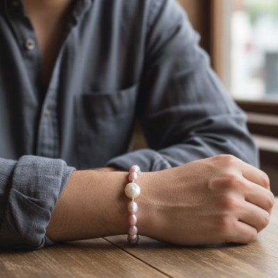 Bracelet perle homme 