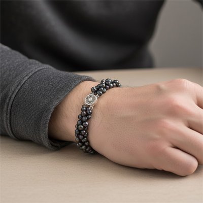 Bracelet perle homme 