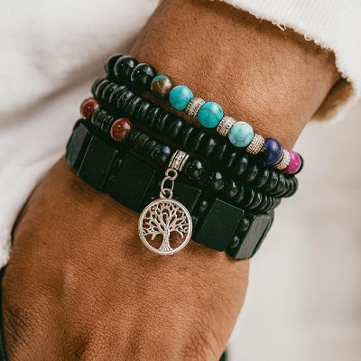 Bracelet perle homme 