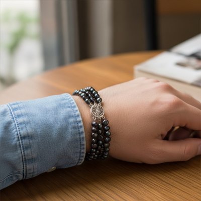 Bracelet perle homme 