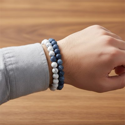 Bracelet perle homme