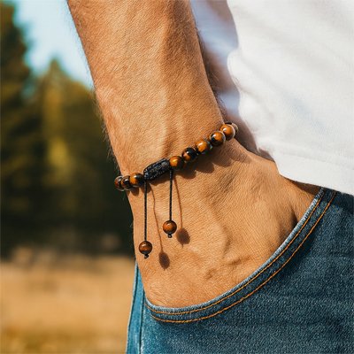 Bracelet perle homme 