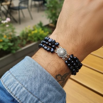 Bracelet perle homme 