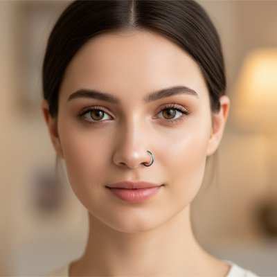 Faux piercing nez 