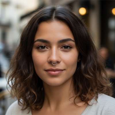 Faux piercing nez 