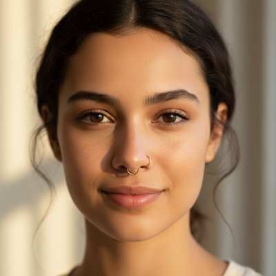 Faux piercing nez 