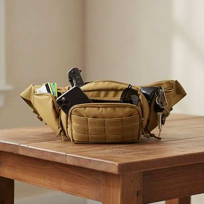 Sacoche banane homme​ 