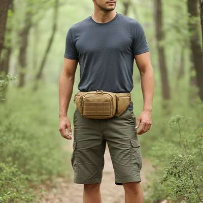 Sacoche banane homme​ 